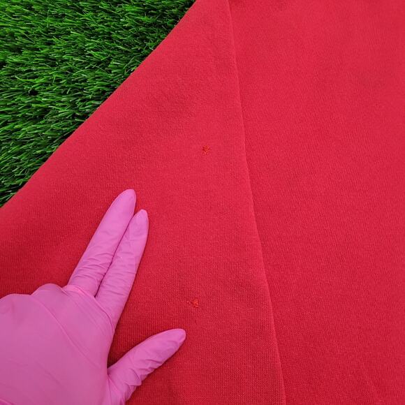 Vintage 90s LEE US-Eagle Truck Sweatshirt 2XL 28x28 Boxy Red - Picture 5 of 16